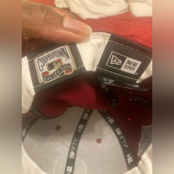 Mens New Era New York Yankees Big Apple Fitted Baseball Cap in sz 8 World Series - Picture 7 of 8